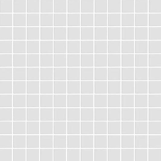 MG WHITE 1X1 SQUARES 12X12 MOSAIC