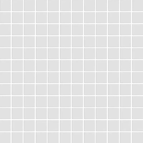 MG WHITE 1X1 SQUARES 12X12 MOSAIC
