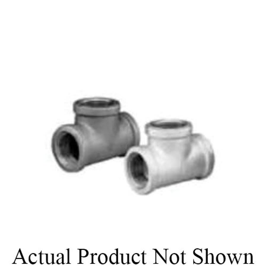 Tee, 1/8 in, FNPT, 150 lb, Malleable Iron, Galvanized