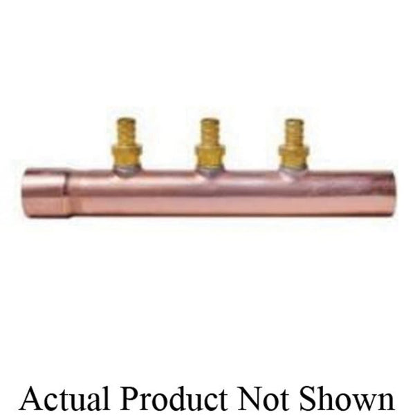 PowerPEX® BranchMaster™ Manifold, (11) 1/2 ins, Copper