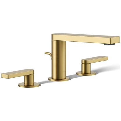 Composed Widespread Bathroom Faucet with Lever Handles - Pop Up Included