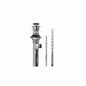 Lavatory Sink Drain, Polished Chrome, Full Metal Drain