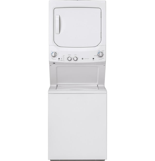 Ge Unitized Spacemaker® 3.8 Cu. Ft. Capacity Washer With Stainless Steel Basket And 5.9 Cu. Ft. Capacity Electric Dryer