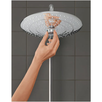 Grohtherm Euphoria 260 1.8 GPM Multi Function Shower Head with EcoJoy, DreamSpray, and SpeedClean