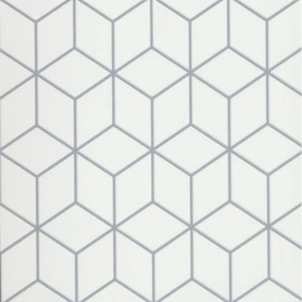 GEOMETRY CUBE GRAY 10X10