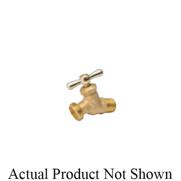 Hose Bibb, 1/2 in Inlet, FNPT, Rough Brass
