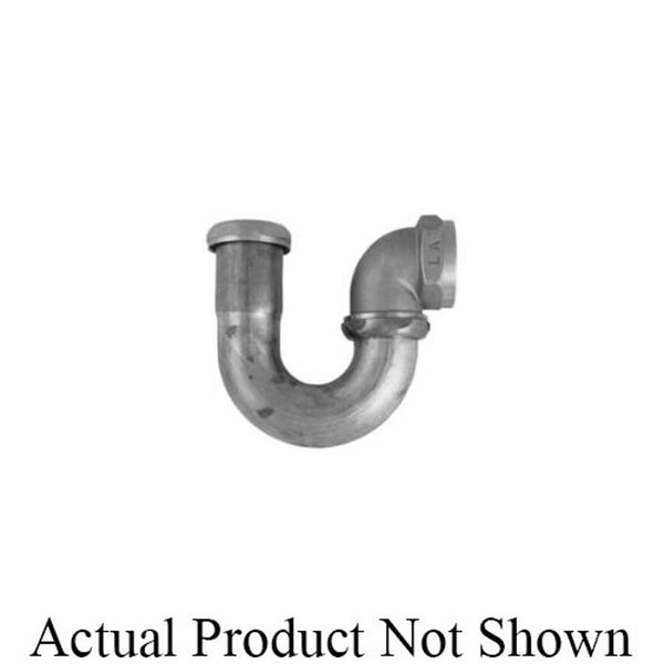 Tubular P-Trap, 1-1/2 in, 17 ga, Polished Chrome