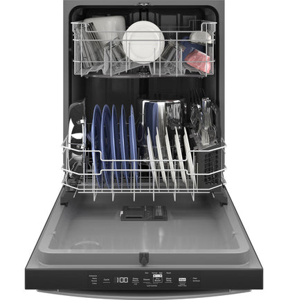 GE 24 in. Built-In Tall Tub Top Control Stainless Steel Dishwasher w/Sanitize, Dry Boost, 52 dBA