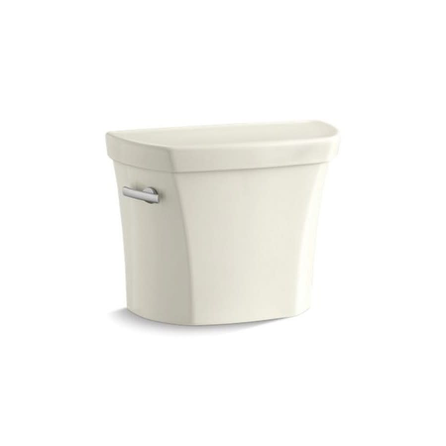 Wellworth® Toilet Tank, Bowl Mount, 12 in Rough, Left Hand Lever, 1.28 gpf, Biscuit