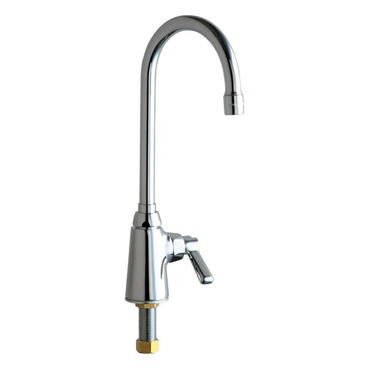 Bar Faucet, Deck Mount, ADA, 1 Lever Handle, 1-Hole, Polished Chrome