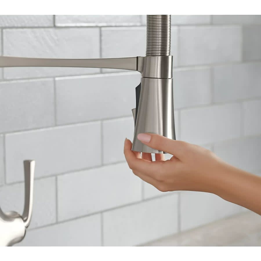 Graze 1.5 GPM Single Hole Pre-Rinse Pull Down Kitchen Faucet