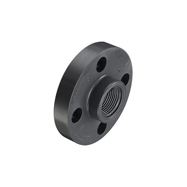 2-Piece Flange, 2 in, FNPT, PVC, SCH 80/XH