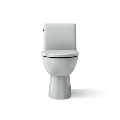 Reach 1.28 GPF One-Piece Compact Elongated Chair Height Toilet with Skirted Trapway and Left Hand Trip Lever - Seat Included