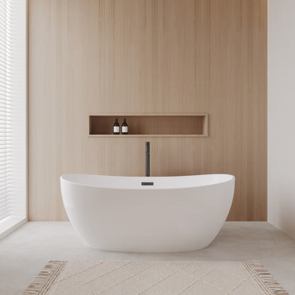 Rebecca Freestanding Bathtub - 60W x 23H x 32D