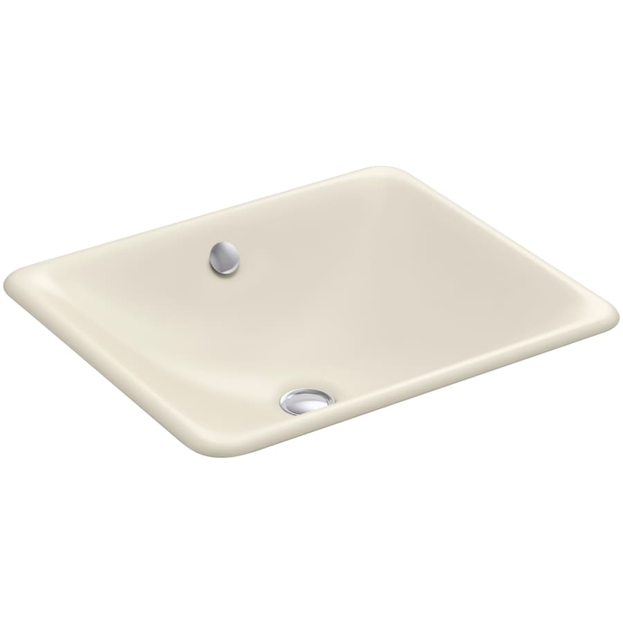 Iron Plains 18-9/16" Drop In Enameled Cast Iron Bathroom Sink with Overflow