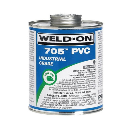 705™ Medium Body Cement, 1 qt, Clear, For PVC