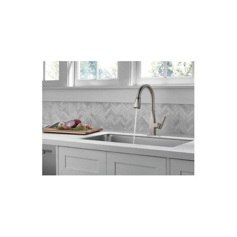 Xander® Kitchen Faucet, Deck Mount, ADA, 1 Lever Handle, 1-Hole, Stainless