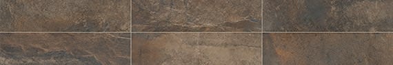 Slate Attache Multi Brown Rectangle 6X24 Matte