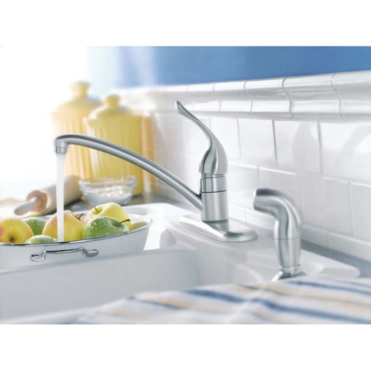 Chateau Single Handle Kitchen Faucet with Side Spray