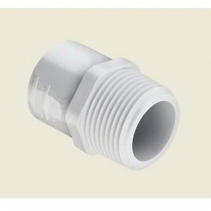Male Adapter, 3/4 x 1 in, Socket x MNPT, SCH 40/STD, PVC