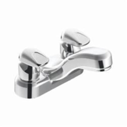 M-PRESS™ Metering Lavatory Faucet, ADA, 2 Handle, 2-Hole, 0.5 gpm, Polished Chrome