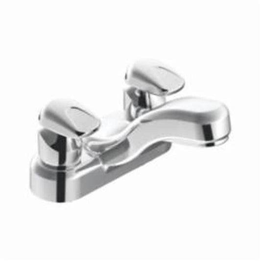 M-PRESS™ Metering Lavatory Faucet, ADA, 2 Handle, 2-Hole, 0.5 gpm, Polished Chrome