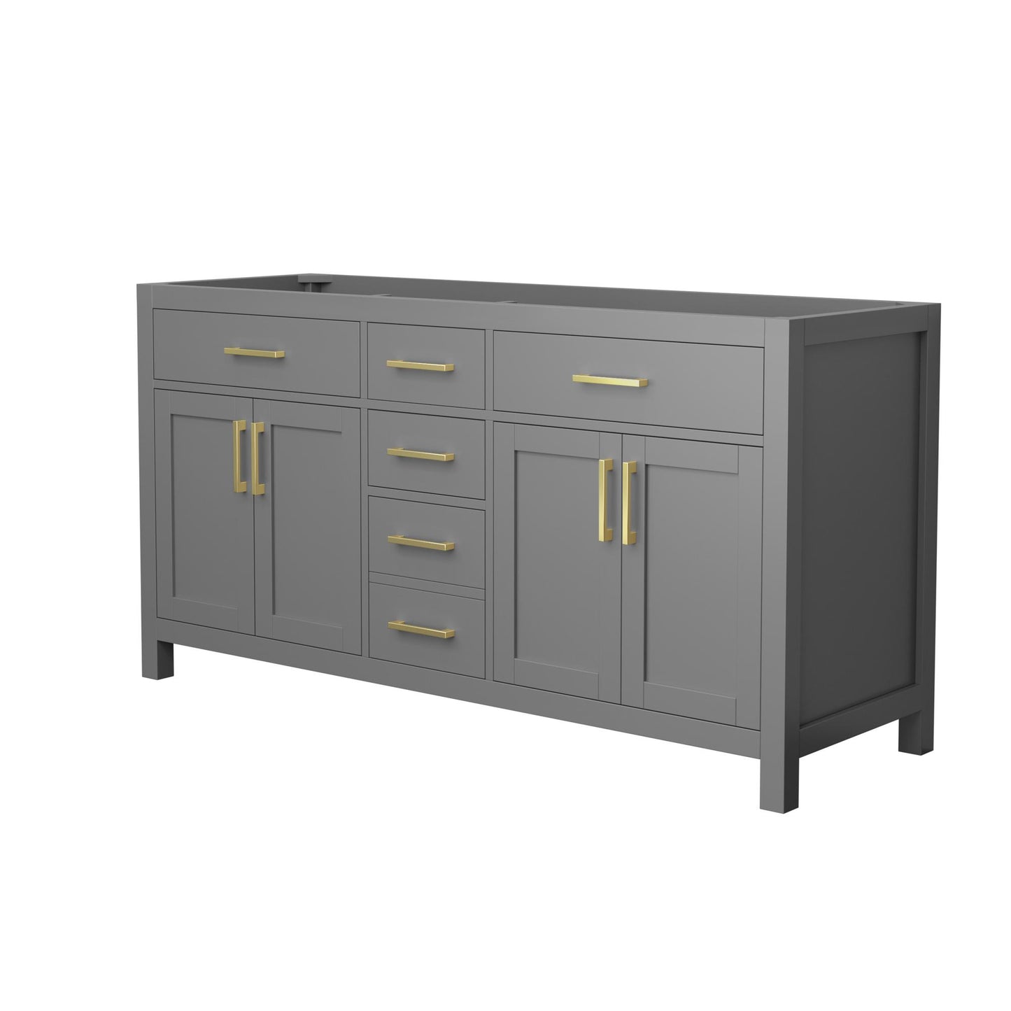 Beckett Double Bathroom Vanity - 65W x 34.25H x 21.5D