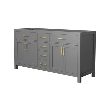 Beckett Double Bathroom Vanity - 65W x 34.25H x 21.5D