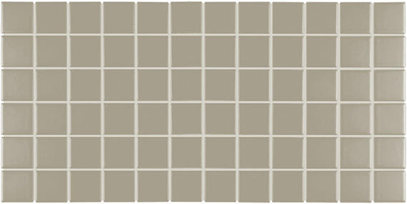 Color Wheel Mosaic Architectural Gray Straight Joint 2X2 Glossy