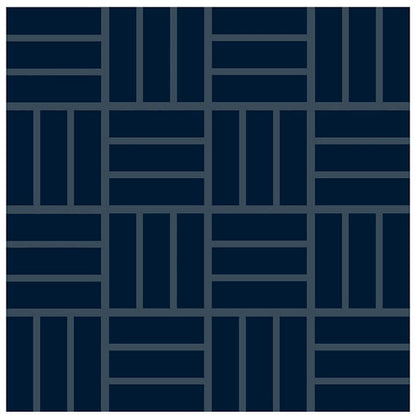 Color Wheel Mosaic Navy Hexagon 1.5X1.5 Glossy