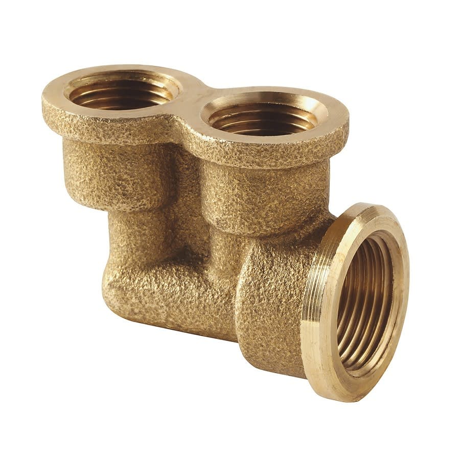 Twin Elbow For Tub/Shower with Diverter Spout 1/2 in, NPT