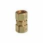 AutoFlare® Gas Coupling, 1/2 in, Comp, Brass