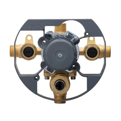 Horizontal Input Tub and Shower Valve