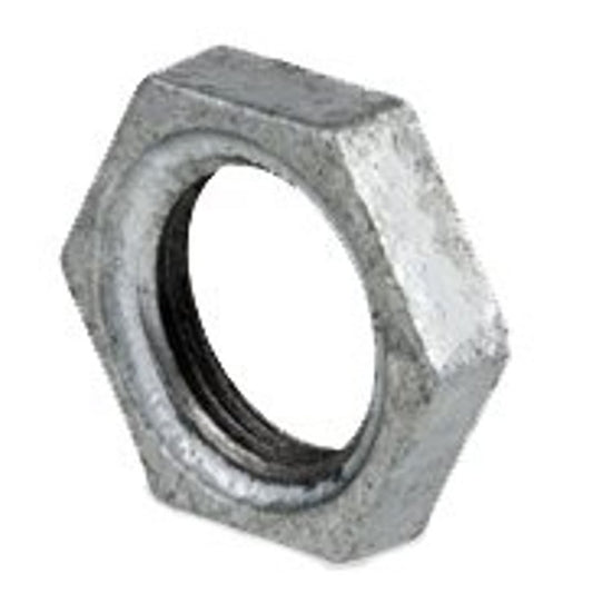 Locknut, 2 in, FNPT, 150 lb, Malleable Iron, Galvanized, Domestic