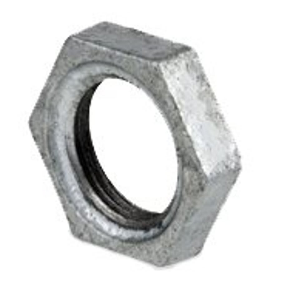Locknut, 1/2 in, FNPT, 150 lb, Malleable Iron, Galvanized