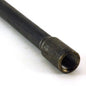 Steel Pipe, 2-1/2 in, 10.5 ft L, Black, MNPT, SCH 10, Domestic