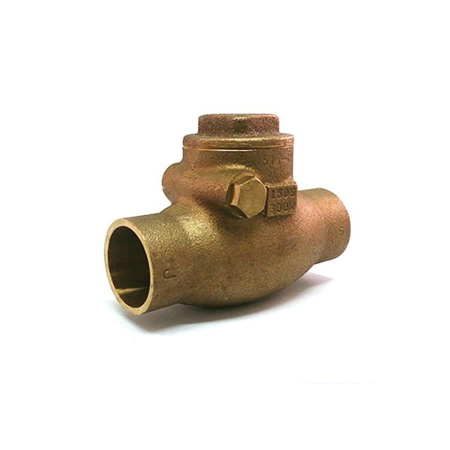 Swing Check Valve, 3/4 in, C, Bronze