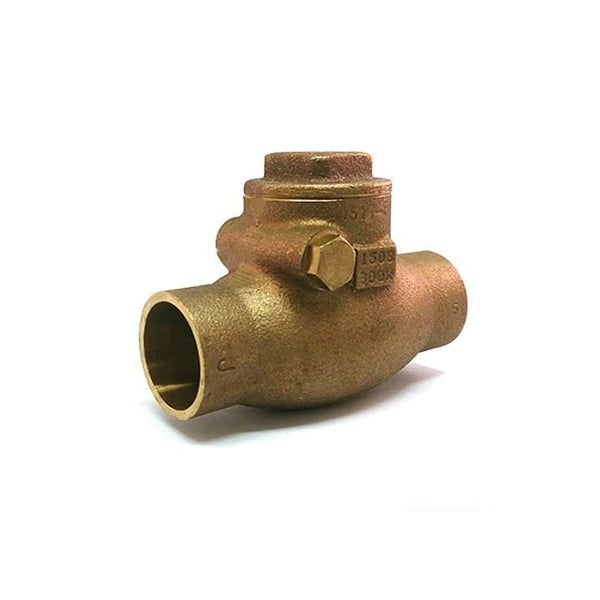 Swing Check Valve, 3/4 in, C, Bronze