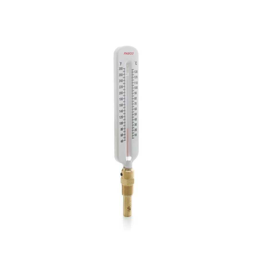 Column Thermometer, 10-1/2 in, 40 to 280 deg F, 3-1/2 in Stem