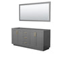 Miranda Double Bathroom Vanity - 71W x 33H x 21.75D