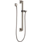Universal Showering Angular 24" Slide Bar / Grab Bar Set with Hose and Elbow