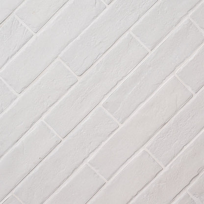 Brickstone White Porcelain Tile 2x10