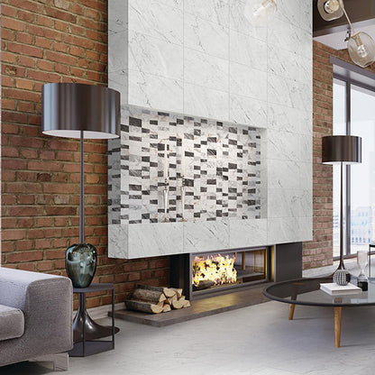Marble Attache Lavish Moderna Deco Polished 12X24 Polished