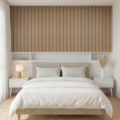 Almond Acoustic Wood Slat