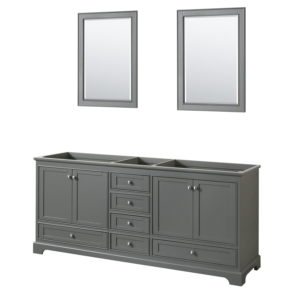 Deborah Double Bathroom Vanity - 79W x 34.25H x 21.63D