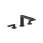 Composed® Widespread Lavatory Faucet, ADA, 2 Handle, 3-Hole, 1.2 gpm, Matte Black