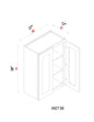 Wall Cabinet - 27"W x 36"H x 12"D