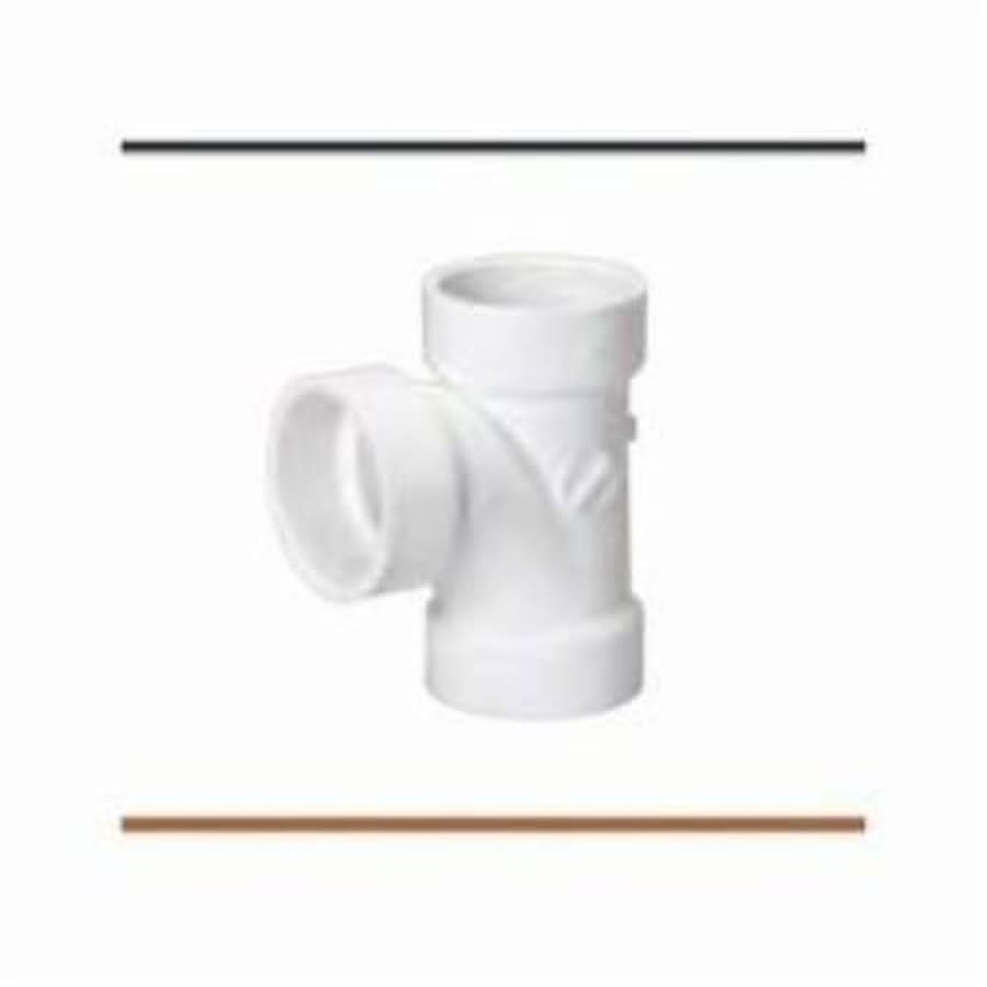 Sanitary Tee, 2 in, Hub, DWV, PVC