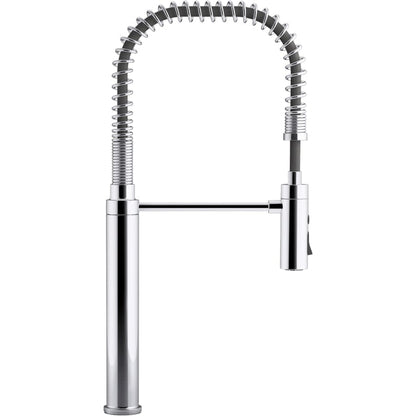 Purist 1.5 GPM Single Hole Pre-Rinse Kitchen Faucet with Sweep Spray, DockNetik, and MasterClean Technologies