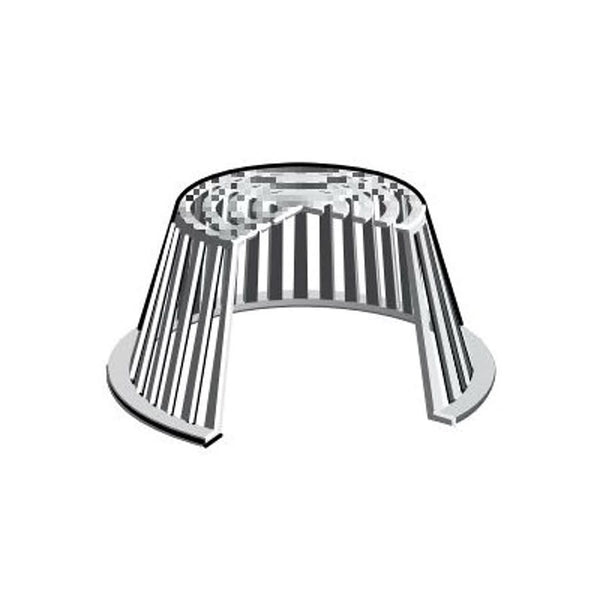 Self Locking Dome Strainer, For Use With R1200 Series Large Sump Roof Drain, Polyethylene